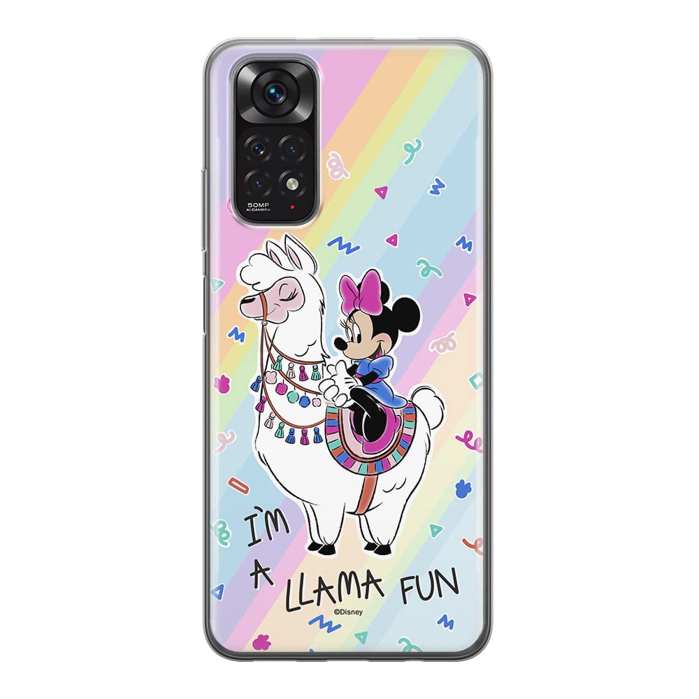 ERT GROUP mobile phone case for Xiaomi REDMI NOTE 11S 4G / REDMI NOTE 11 4G original and officially Licensed Disney pattern Minnie 049 adapted to the shape of the mobile phone, case made of TPU