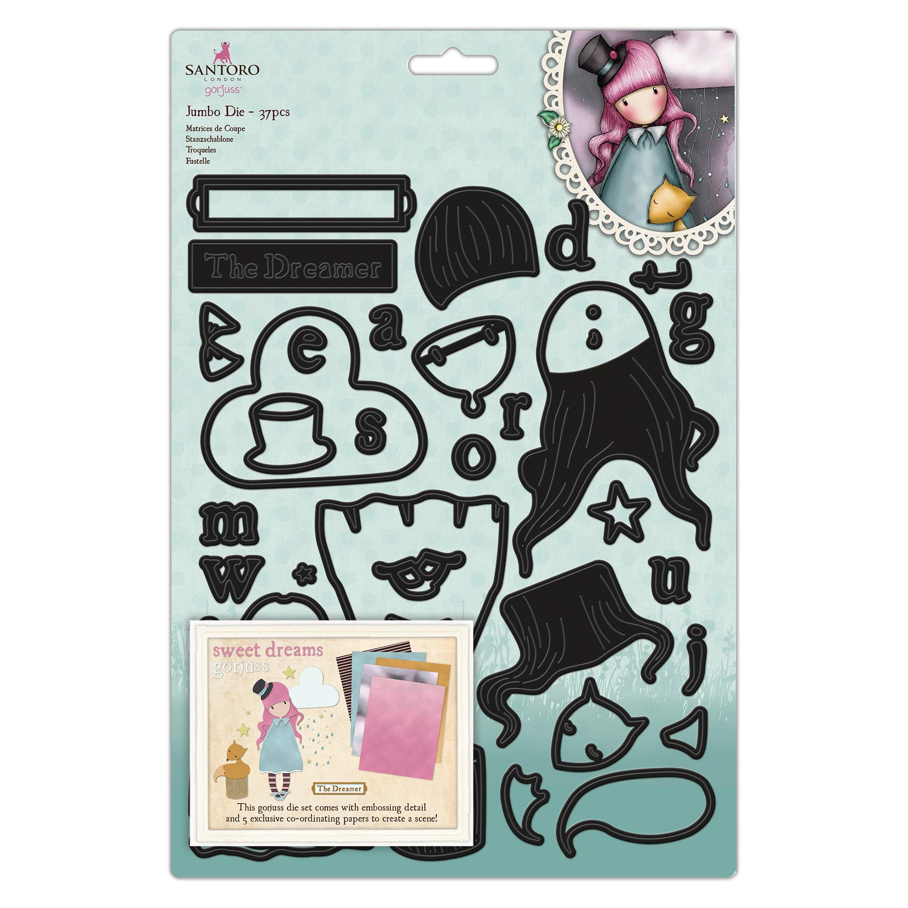 Jumbo Die Set - Santoro - The Dreamer