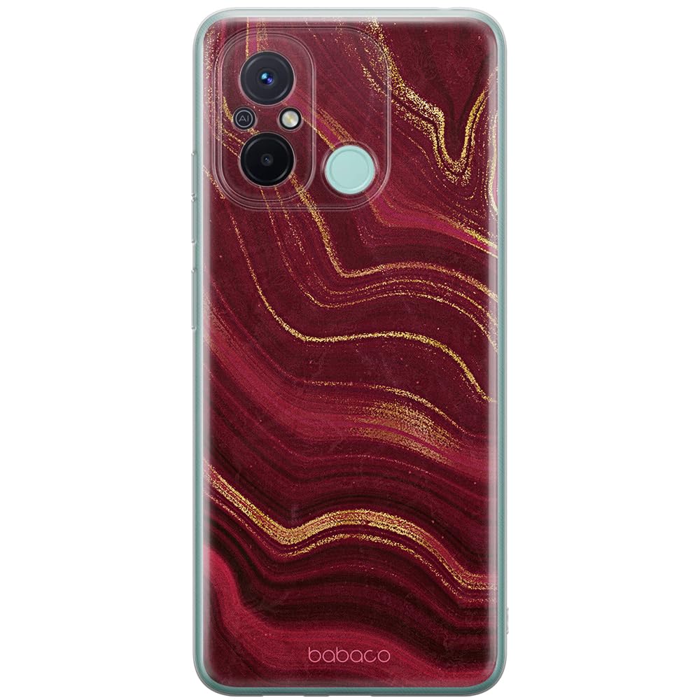 Babaco ERT GROUP mobile phone case for Xiaomi REDMI 12C/ REDMI 11A original and officially Licensed pattern Marble 011 optimally adapted to the shape of the mobile phone, case made of TPU