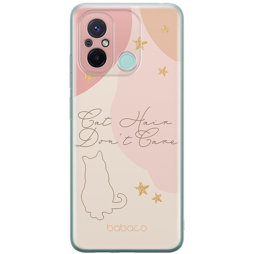 Babaco ERT GROUP mobile phone case for Xiaomi REDMI 12C/ REDMI 11A original and officially Licensed pattern Cats 007 optimally adapted to the shape of the mobile phone, case made of TPU