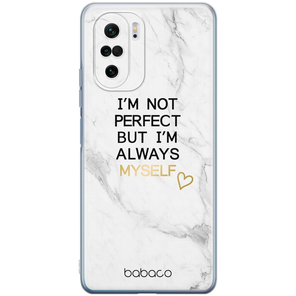 Babaco ERT GROUP mobile phone case for Xiaomi MI 11i/ REDMI K40/K40 PRO/POCO F3/ F3 PRO original and officially Licensed pattern Positive vibes 005, case made of TPU