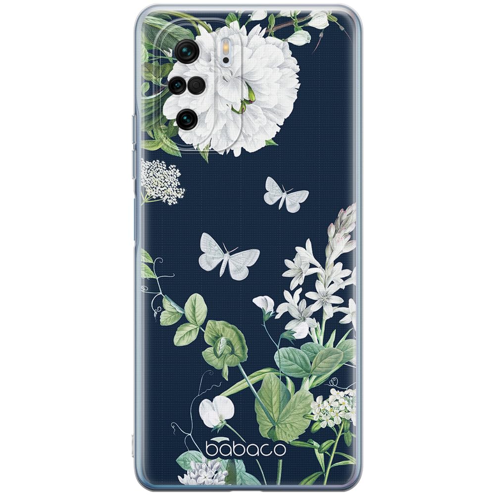 Babaco ERT GROUP mobile phone case for Xiaomi MI 11i/ REDMI K40/K40 PRO/POCO F3/ F3 PRO original and officially Licensed pattern Flowers 032 adapted to the shape of the mobile phone, case made of TPU