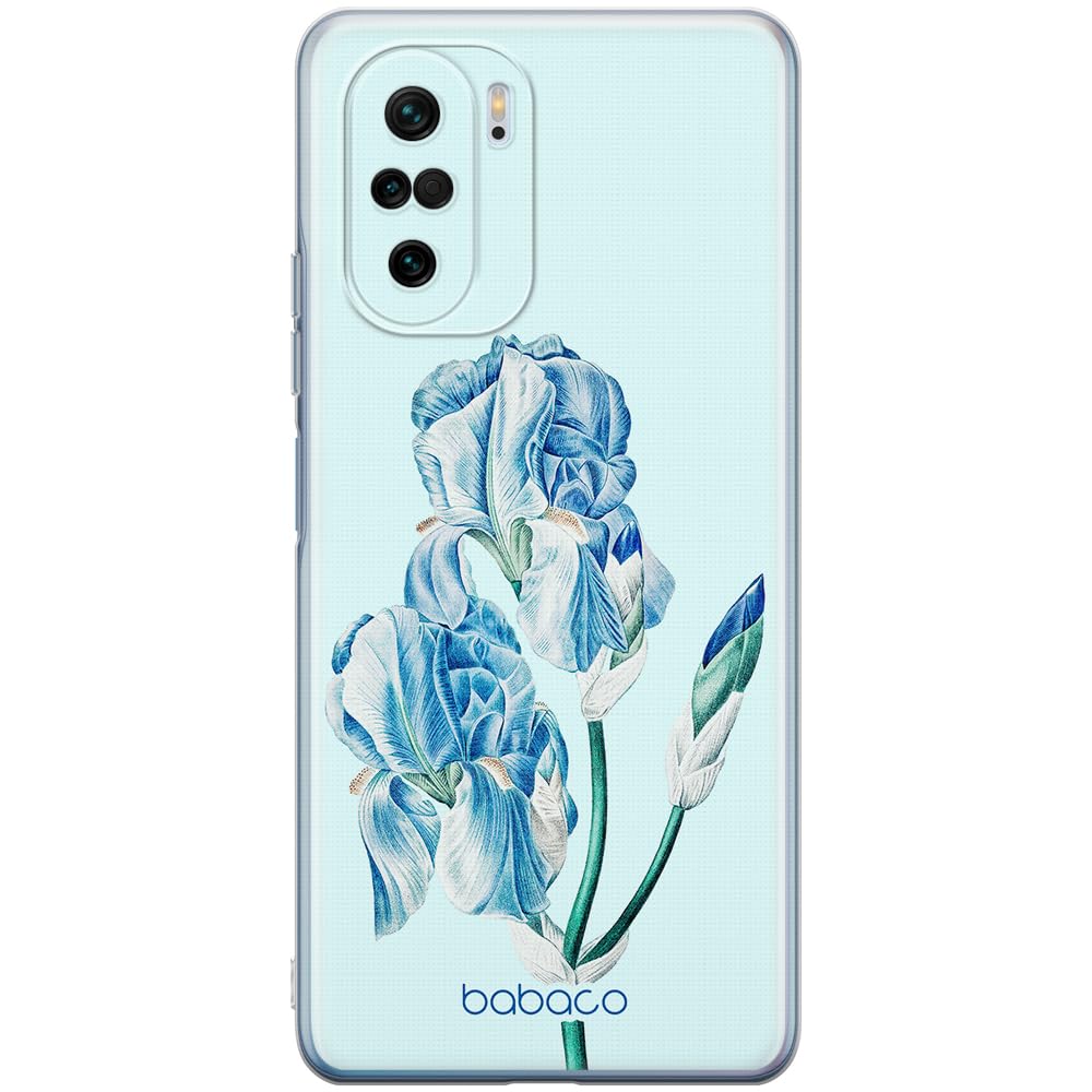 Babaco ERT GROUP mobile phone case for Xiaomi MI 11i/ REDMI K40/K40 PRO/POCO F3/ F3 PRO original and officially Licensed pattern Flowers 025 adapted to the shape of the mobile phone, case made of TPU