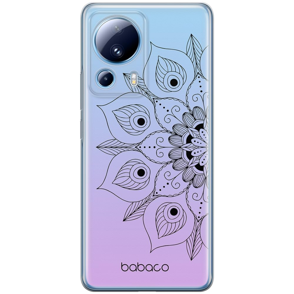 Babaco ERT GROUP mobile phone case for Xiaomi 13 LITE/CIVI 2 original and officially Licensed pattern Mandalas 001 optimally adapted to the shape of the mobile phone, case made of TPU