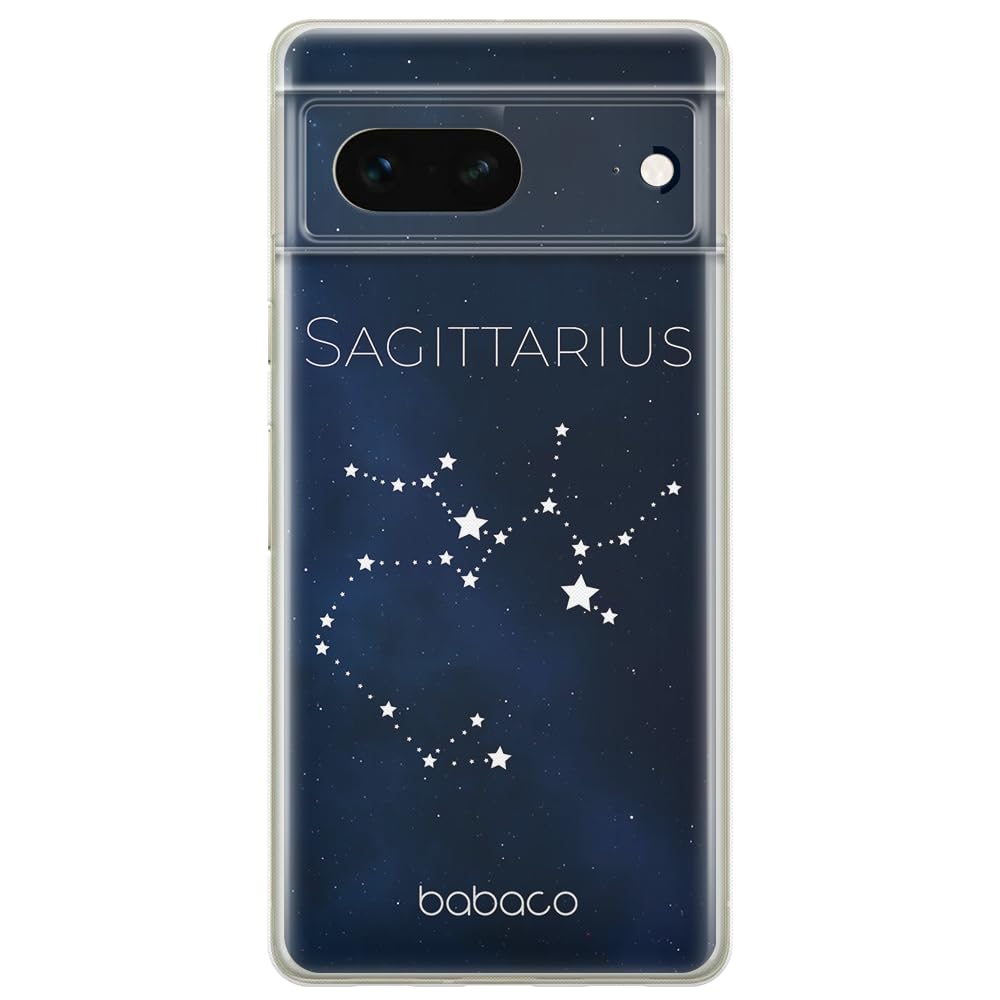 Babaco ERT GROUP mobile phone case for Google PIXEL 7 original and officially Licensed pattern Zodiac Constellation 009 optimally adapted to the shape of the mobile phone, case made of TPU