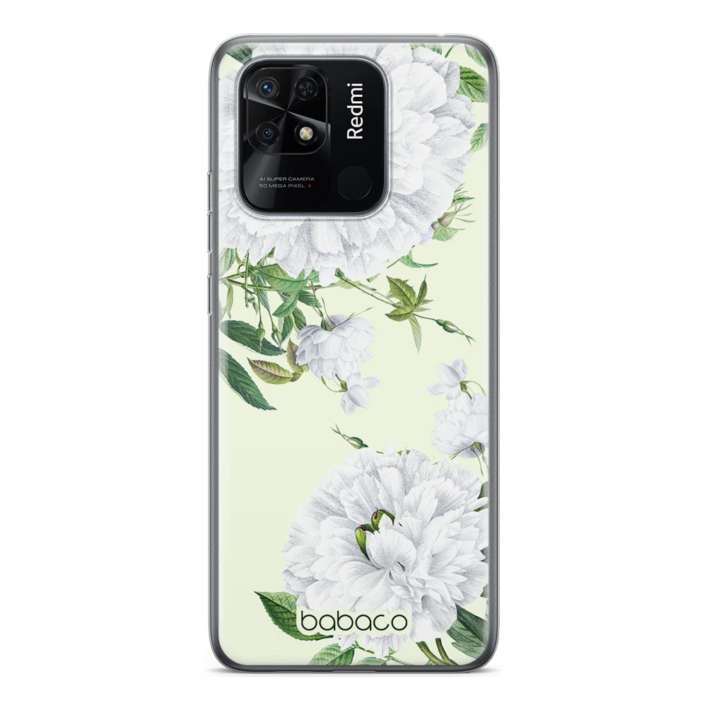 Babaco ERT GROUP mobile phone case for Xiaomi REDMI 10C original and officially Licensed pattern Flowers 047 optimally adapted to the shape of the mobile phone, case made of TPU
