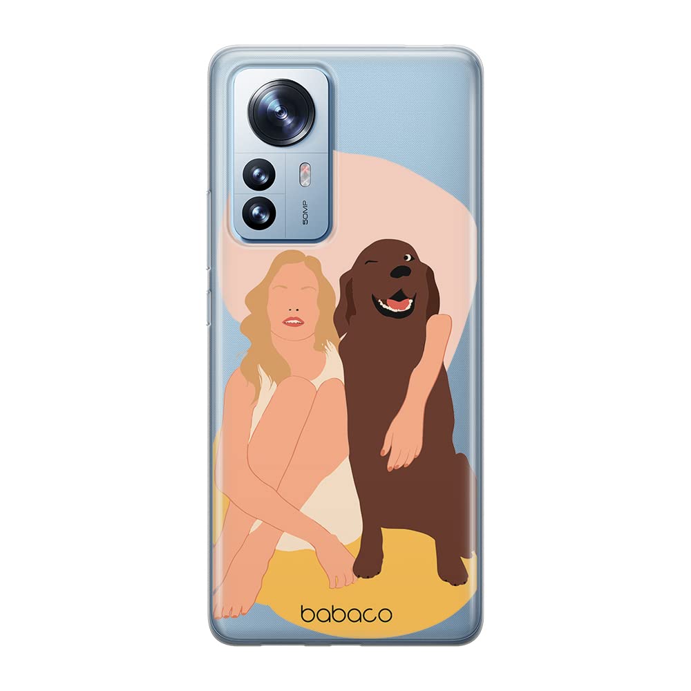 Babaco ERT GROUP mobile phone case for Xiaomi 12 PRO original and officially Licensed pattern Dogs 007 optimally adapted to the shape of the mobile phone, partially transparent