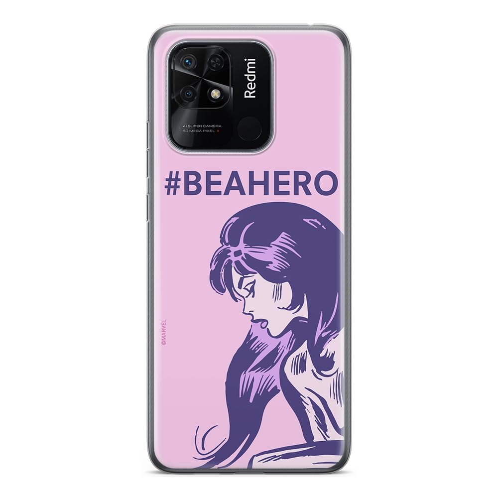 ERT GROUP mobile phone case for Xiaomi REDMI 10C original and officially Licensed Marvel pattern Black Widow 004 optimally adapted to the shape of the mobile phone, case made of TPU