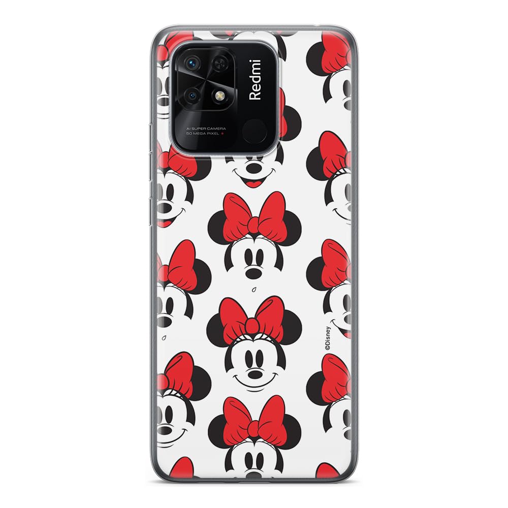 ERT GROUP mobile phone case for Xiaomi REDMI 10C original and officially Licensed Disney pattern Minnie 058 optimally adapted to the shape of the mobile phone, case made of TPU