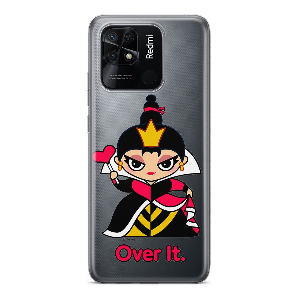 ERT GROUP mobile phone case for Xiaomi REDMI 10C original and officially Licensed Disney pattern Queen of Hearts 001 optimally adapted to the shape of the mobile phone, partially transparent