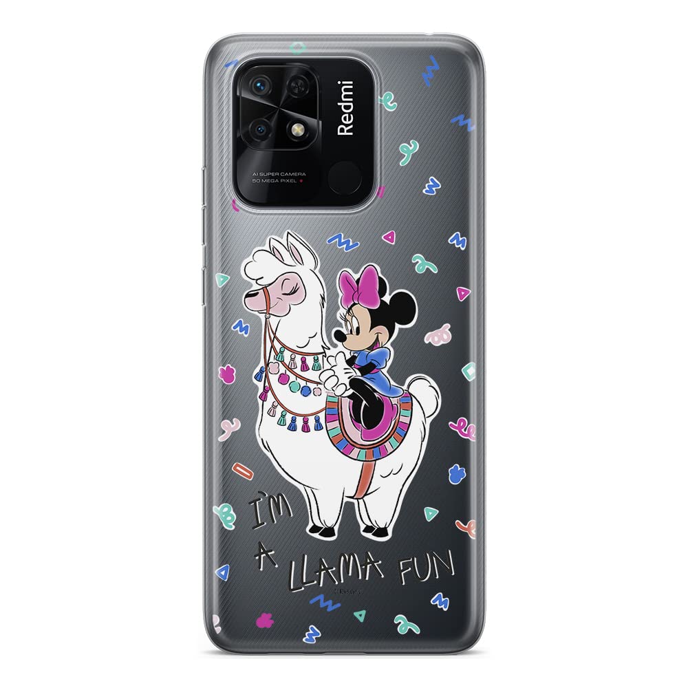 ERT GROUP mobile phone case for Xiaomi REDMI 10C original and officially Licensed Disney pattern Minnie 049 optimally adapted to the shape of the mobile phone, partially transparent
