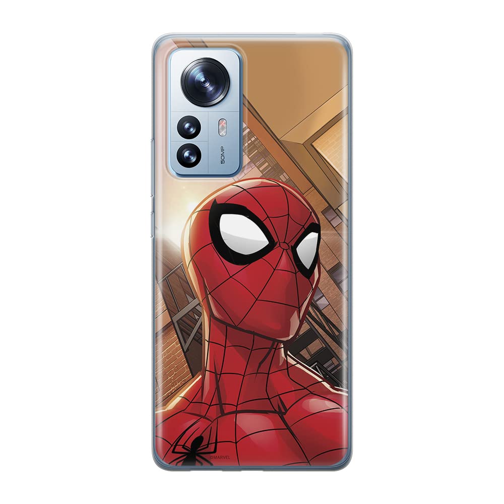 ERT GROUP mobile phone case for Xiaomi 12 PRO original and officially Licensed Marvel pattern Spider Man 003 optimally adapted to the shape of the mobile phone, case made of TPU