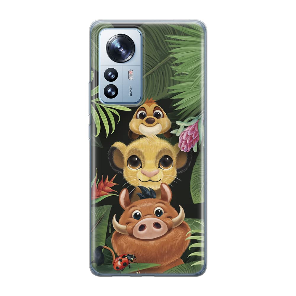 ERT GROUP mobile phone case for Xiaomi 12 PRO original and officially Licensed Disney pattern Simba & Friends 003 optimally adapted to the shape of the mobile phone, case made of TPU