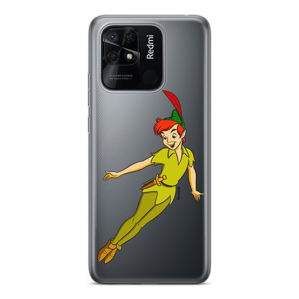 ERT GROUP mobile phone case for Xiaomi REDMI 10C original and officially Licensed Disney pattern Peter Pan 001 optimally adapted to the shape of the mobile phone, partially transparent