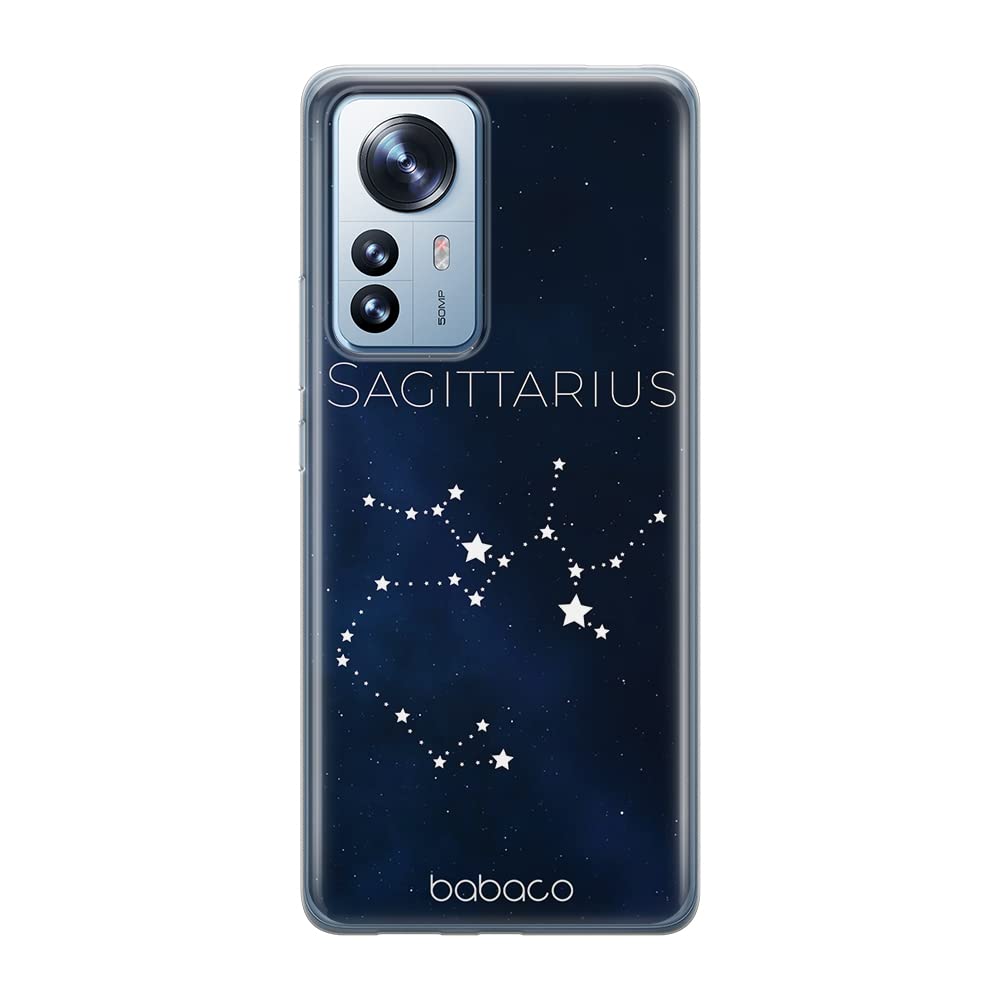 Babaco ERT GROUP mobile phone case for Xiaomi 12 PRO original and officially Licensed pattern Zodiac Constellation 009 optimally adapted to the shape of the mobile phone, case made of TPU