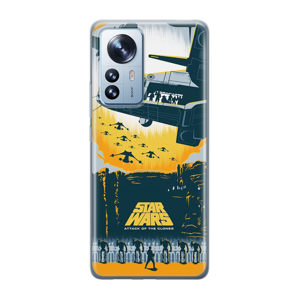 ERT GROUP mobile phone case for Xiaomi 12 PRO original and officially Licensed Star Wars pattern 022 optimally adapted to the shape of the mobile phone, case made of TPU