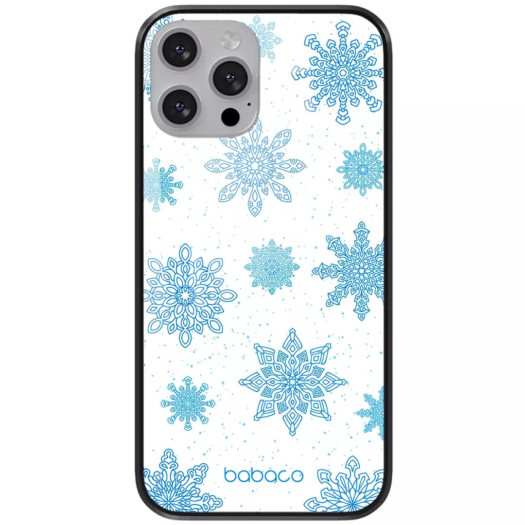 Babaco ERT GROUP mobile phone case for Apple Iphone 13 PRO MAX original and officially Licensed pattern Winter 004 made of hardened glass, optimally adapted to the mobile phone, protective cover
