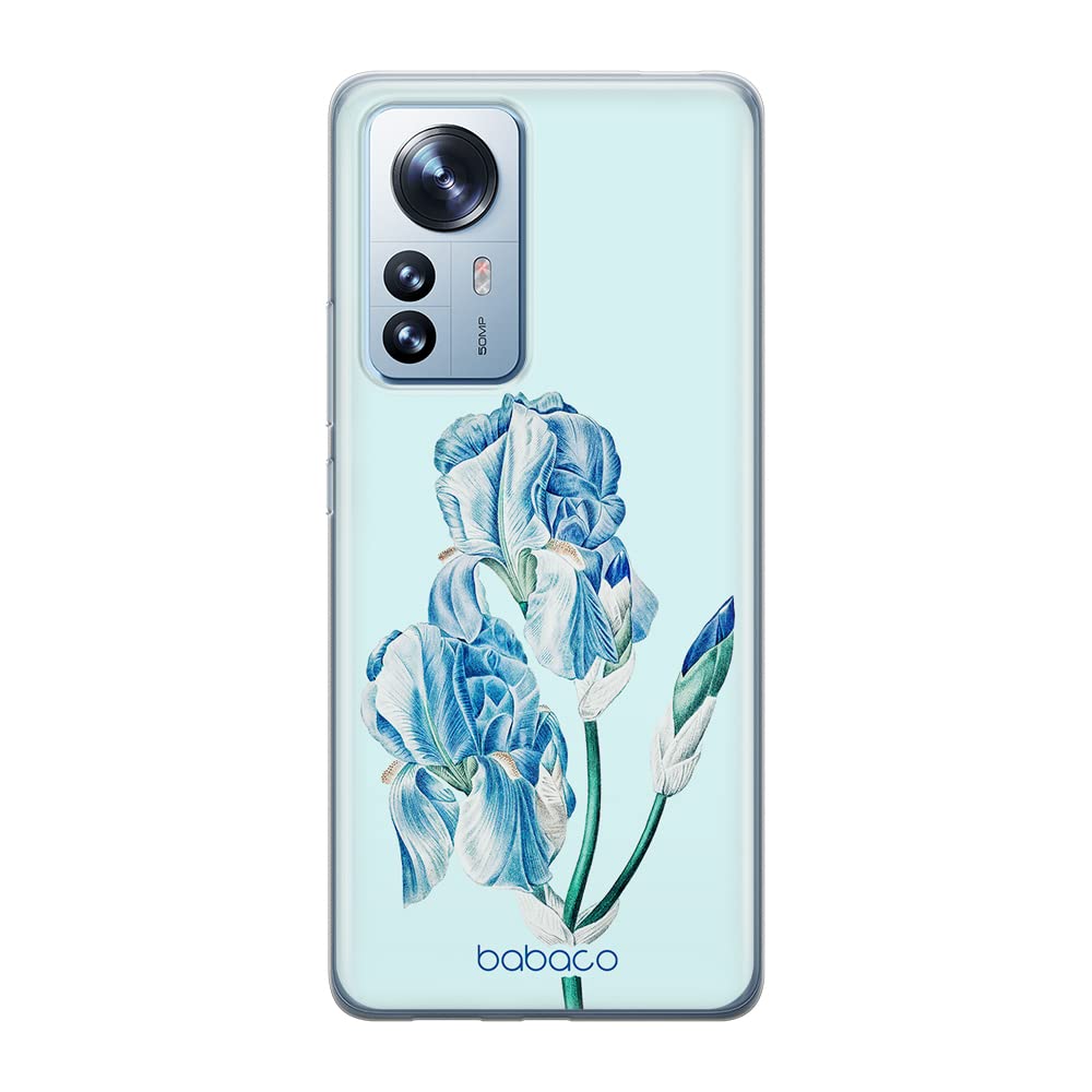 Babaco ERT GROUP mobile phone case for Xiaomi 12 / 12X original and officially Licensed pattern Flowers 025 optimally adapted to the shape of the mobile phone, case made of TPU