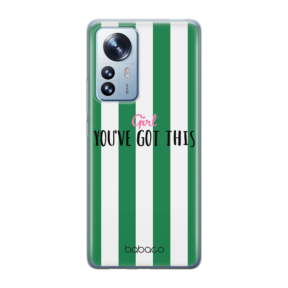 Babaco ERT GROUP mobile phone case for Xiaomi 12 / 12X original and officially Licensed pattern Positive vibes 004 optimally adapted to the shape of the mobile phone, case made of TPU