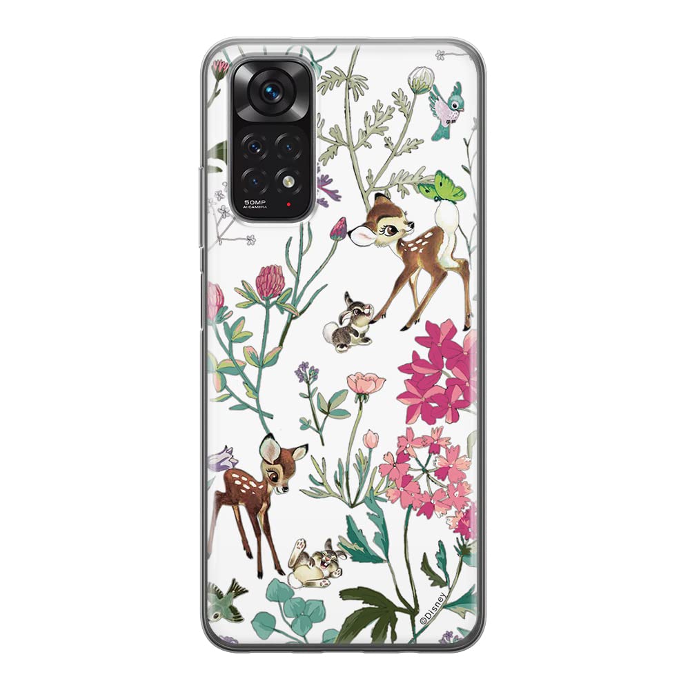 ERT GROUP mobile phone case for Xiaomi REDMI NOTE 11S 4G / REDMI NOTE 11 4G original and officially Licensed Disney pattern Bambi & Friends 001, case made of TPU