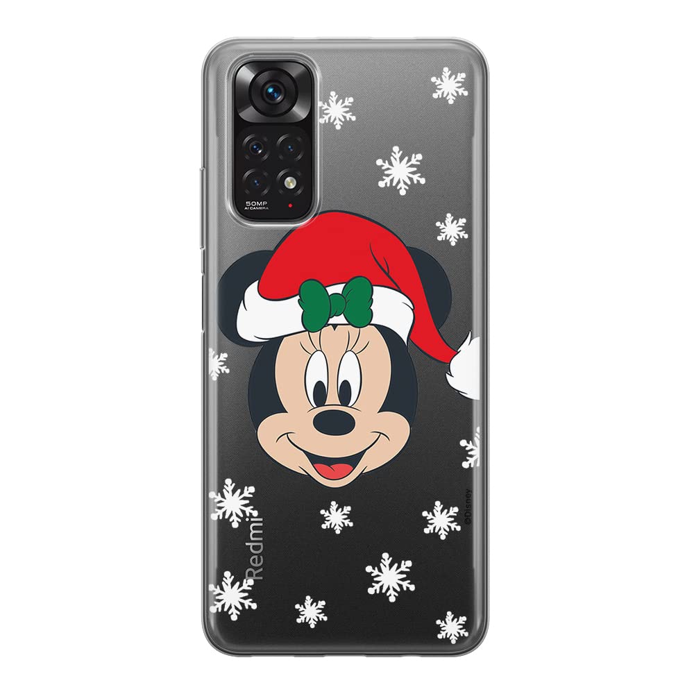 ERT GROUP mobile phone case for Xiaomi REDMI NOTE 11S 4G / REDMI NOTE 11 4G original and officially Licensed Disney pattern Minnie 061 adapted to the shape of the mobile phone, partially transparent