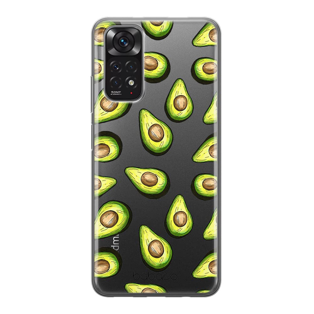 Babaco ERT GROUP mobile phone case for Xiaomi REDMI NOTE 11S 4G / REDMI NOTE 11 4G original and officially Licensed pattern Fruits 001 adapted to the shape of the mobile phone, partially transparent