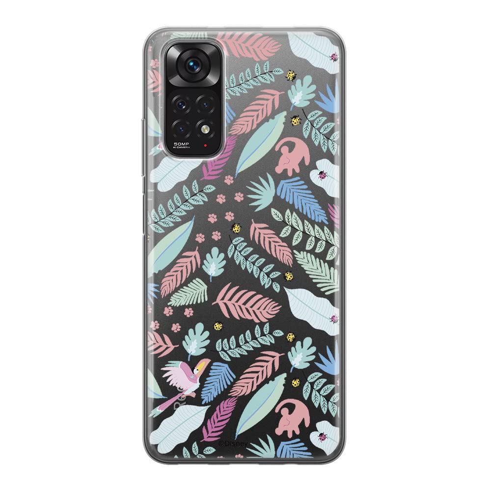 ERT GROUP mobile phone case for Xiaomi REDMI NOTE 11S 4G / REDMI NOTE 11 4G original and officially Licensed Disney pattern The Lion King 001, partially transparent