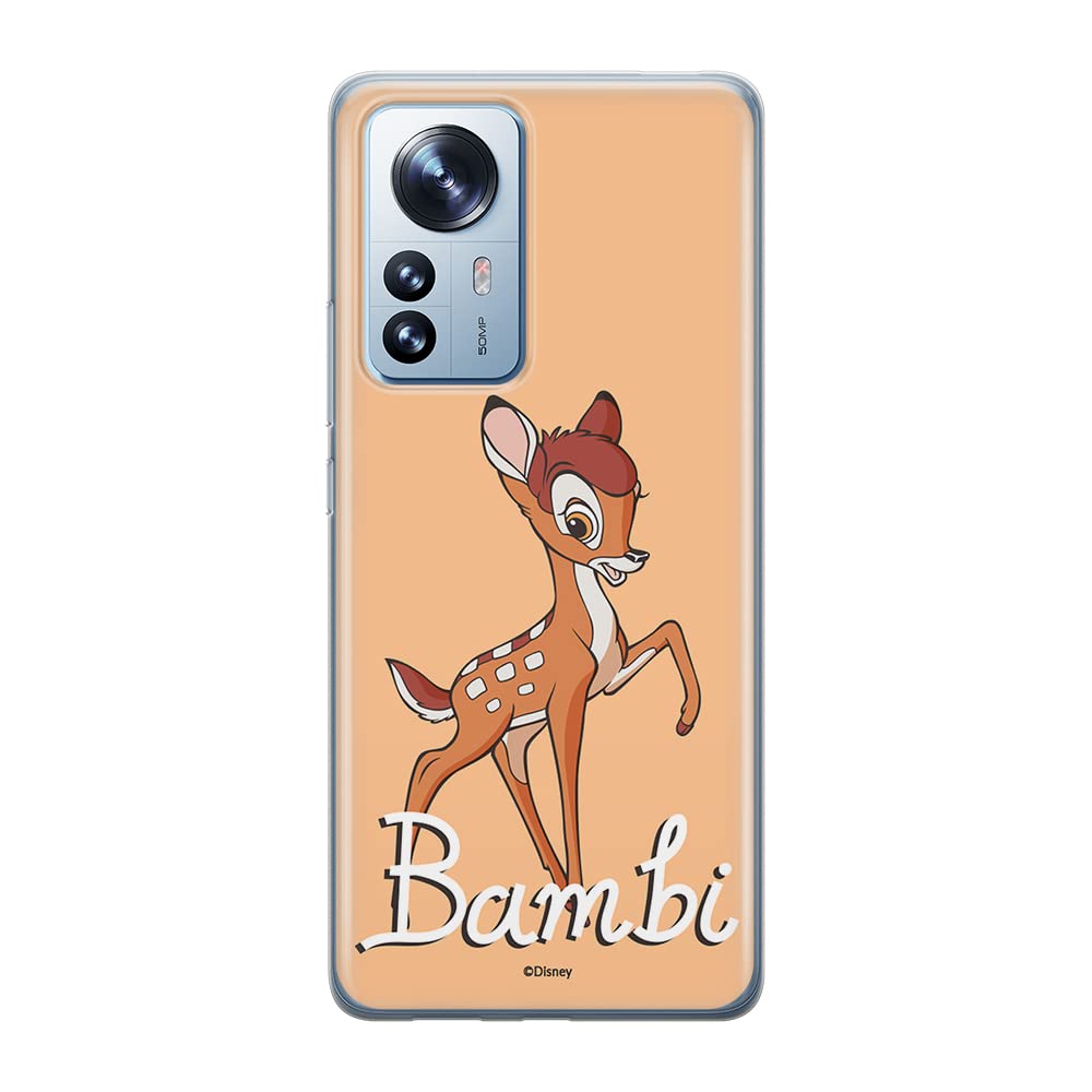 ERT GROUP mobile phone case for Xiaomi 12 / 12X original and officially Licensed Disney pattern Bambi 013 optimally adapted to the shape of the mobile phone, case made of TPU