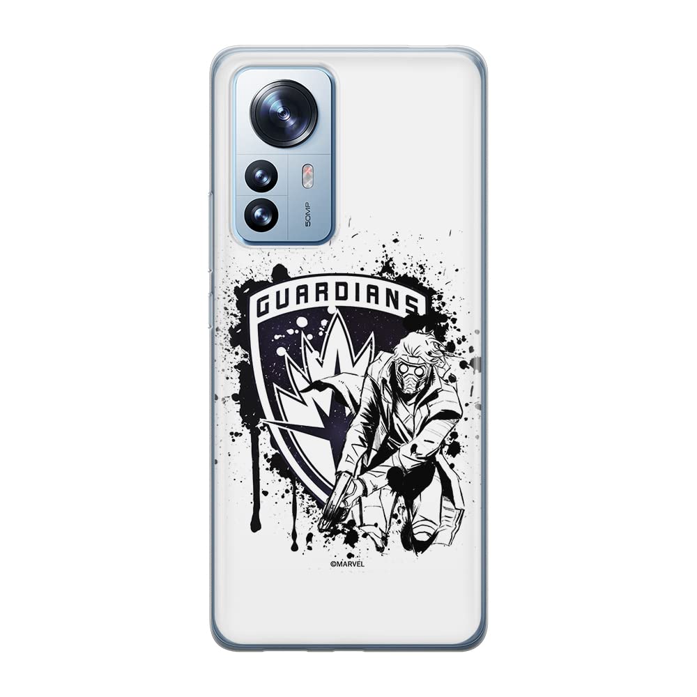 ERT GROUP mobile phone case for Xiaomi 12 / 12X original and officially Licensed Marvel pattern Star Lord 002 optimally adapted to the shape of the mobile phone, case made of TPU