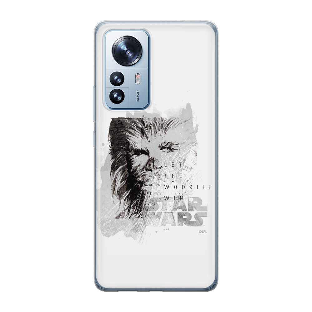 ERT GROUP mobile phone case for Xiaomi 12 / 12X original and officially Licensed Star Wars pattern Chewbacca 004 optimally adapted to the shape of the mobile phone, case made of TPU