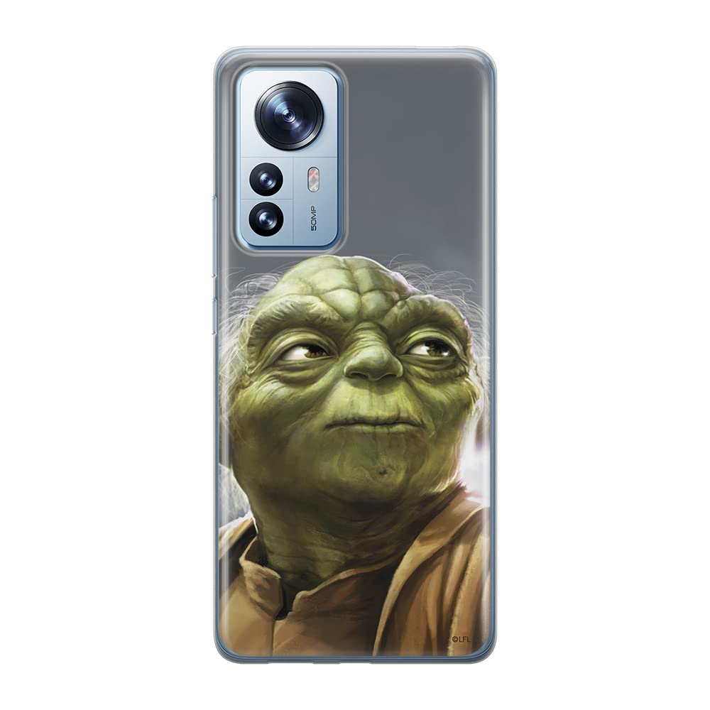 ERT GROUP mobile phone case for Xiaomi 12 / 12X original and officially Licensed Star Wars pattern Yoda 006 optimally adapted to the shape of the mobile phone, case made of TPU