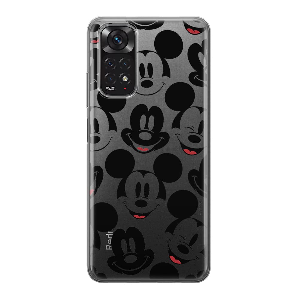 ERT GROUP mobile phone case for Xiaomi REDMI NOTE 11S 4G / REDMI NOTE 11 4G original and officially Licensed Disney pattern Mickey 018 adapted to the shape of the mobile phone, partially transparent