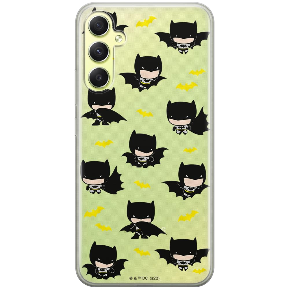 ERT GROUP mobile phone case for Samsung A34 5G original and officially Licensed DC pattern Batman 077 optimally adapted to the shape of the mobile phone, partially transparent