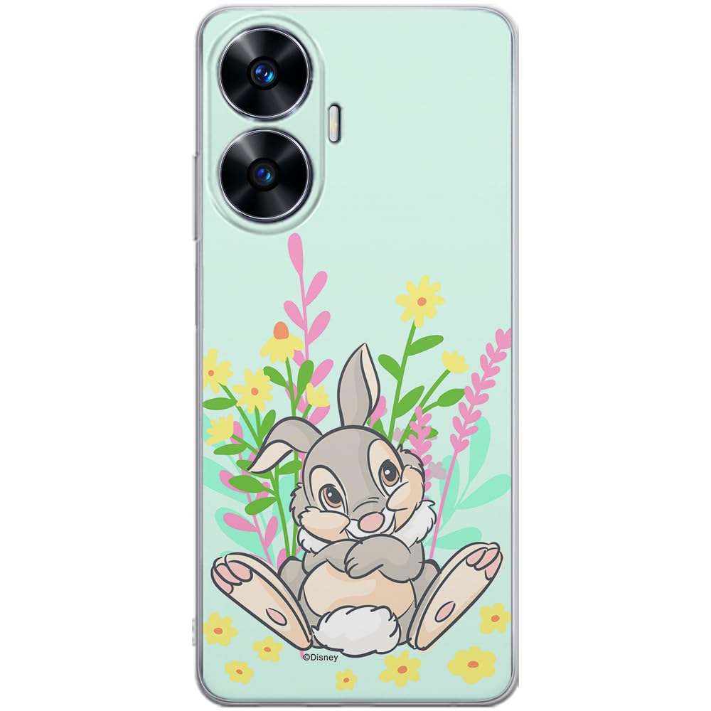 ERT GROUP mobile phone case for Realme C55 original and officially Licensed Disney pattern Thumper 004 optimally adapted to the shape of the mobile phone, case made of TPU