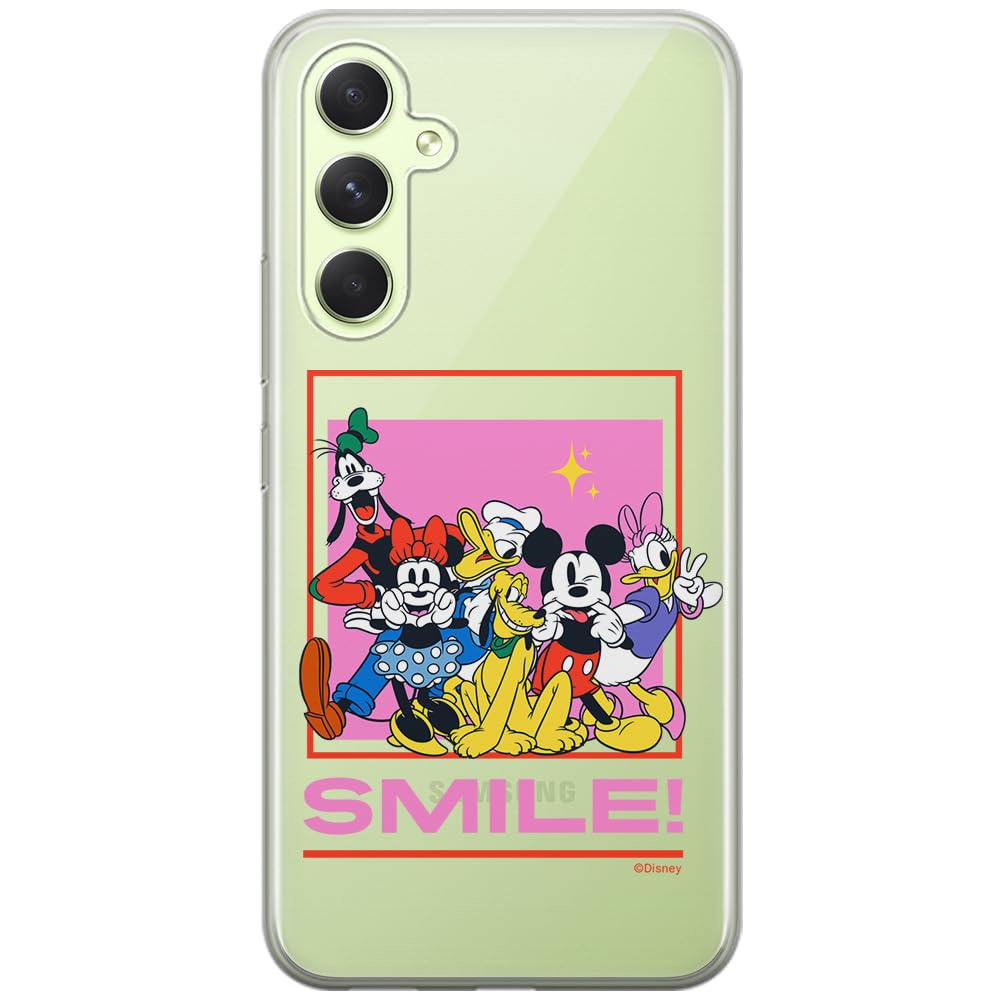 ERT GROUP mobile phone case for Samsung A54 5G original and officially Licensed Disney pattern Disney Friends 014 optimally adapted to the shape of the mobile phone, partially transparent