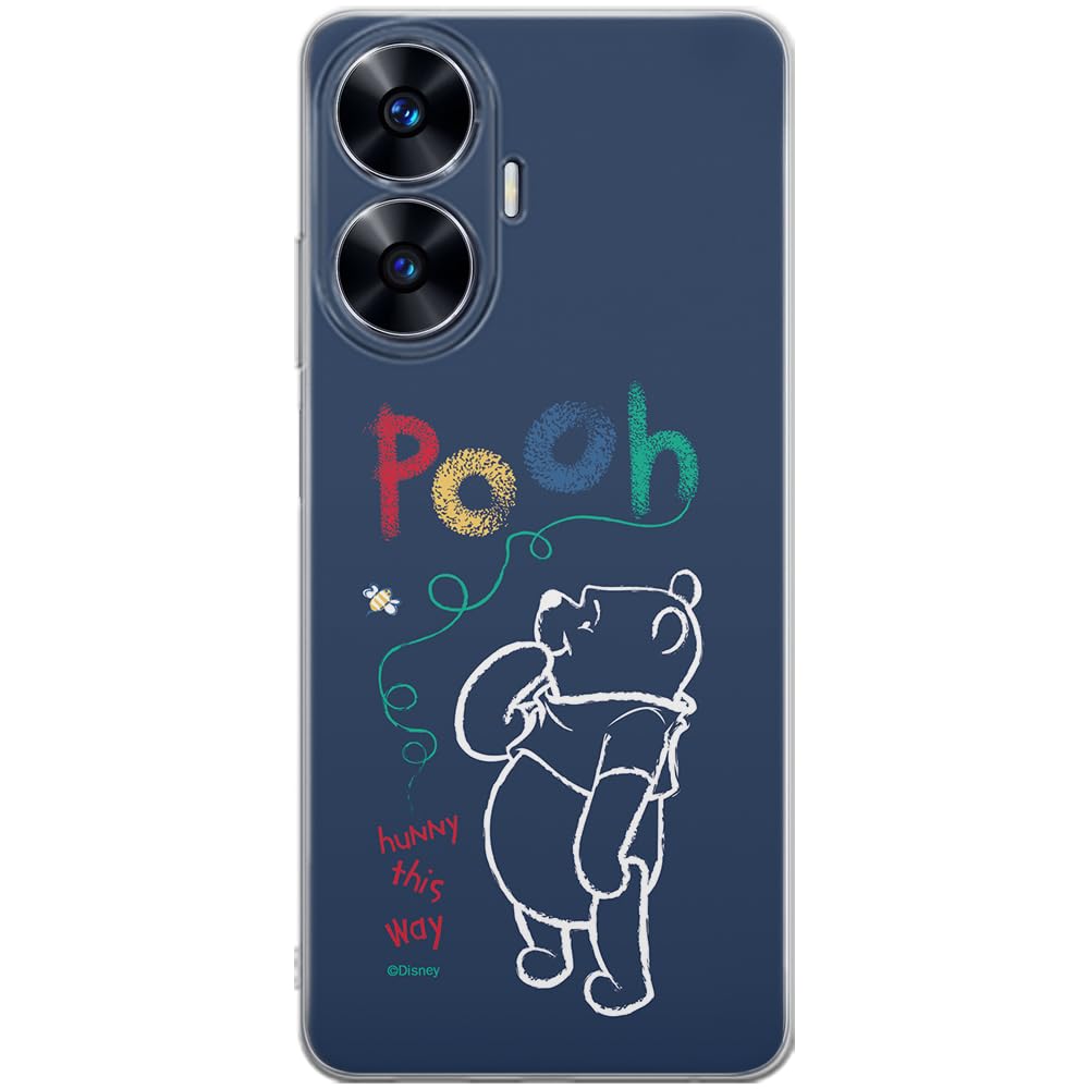 ERT GROUP mobile phone case for Realme C55 original and officially Licensed Disney pattern Winnie the Pooh & Friends 004 optimally adapted to the shape of the mobile phone, case made of TPU