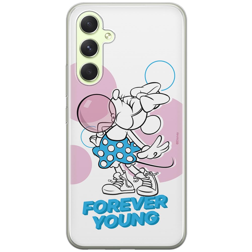 ERT GROUP mobile phone case for Samsung A54 5G original and officially Licensed Disney pattern Minnie 055 optimally adapted to the shape of the mobile phone, case made of TPU