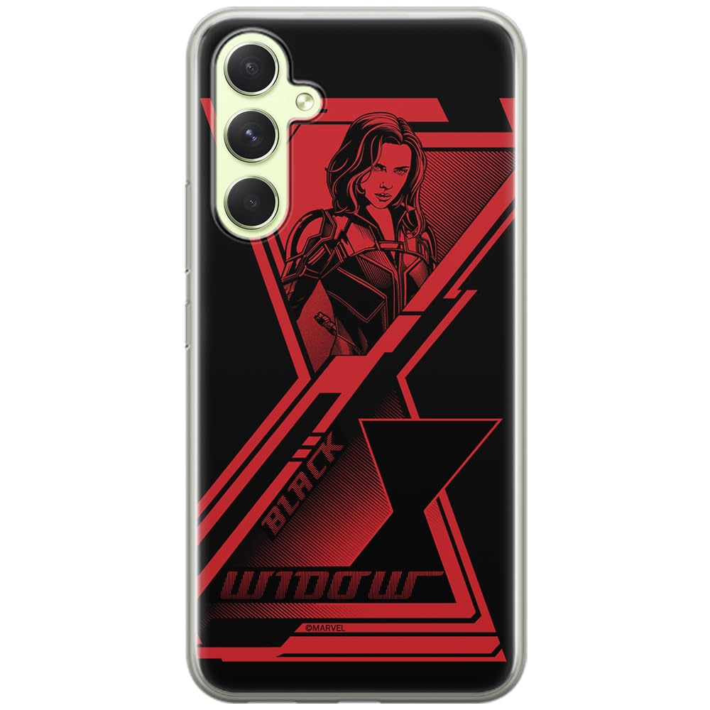 ERT GROUP mobile phone case for Samsung A54 5G original and officially Licensed Marvel pattern Black Widow 003 optimally adapted to the shape of the mobile phone, case made of TPU