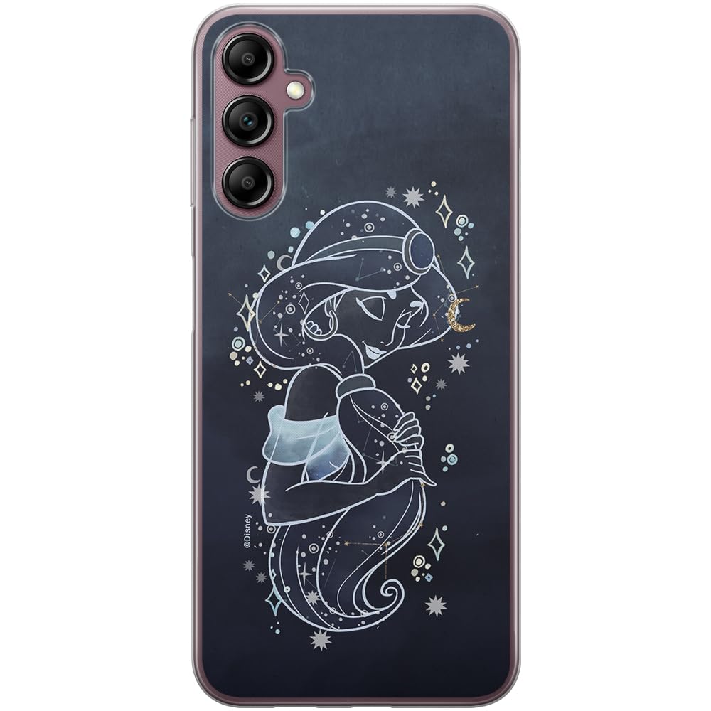 ERT GROUP mobile phone case for Samsung A14 4G/5G original and officially Licensed Disney pattern Jasmine 008 optimally adapted to the shape of the mobile phone, case made of TPU
