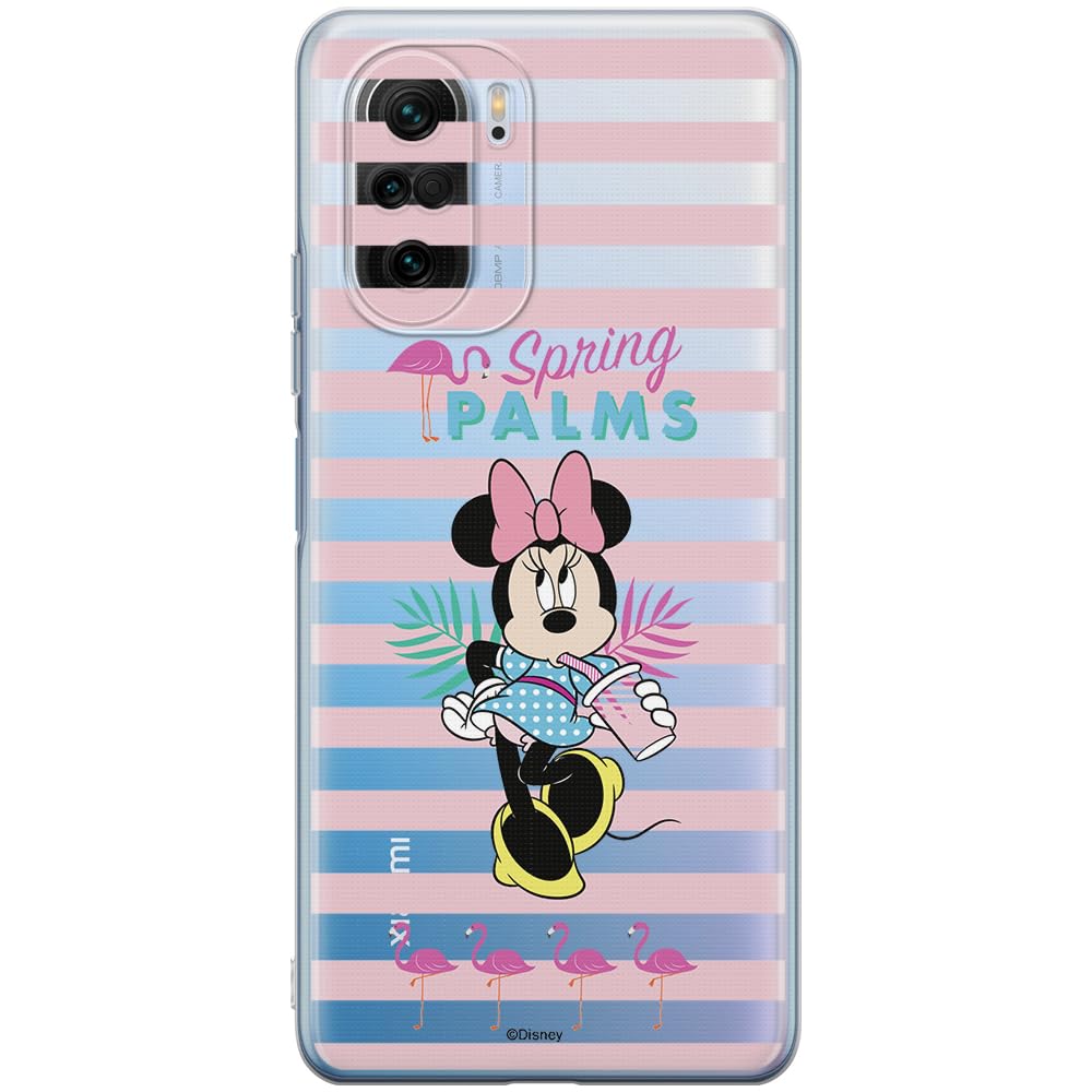 ERT GROUP mobile phone case for Xiaomi MI 11i/ REDMI K40/K40 PRO/POCO F3/ F3 PRO original and officially Licensed Disney pattern Minnie 028, partially transparent