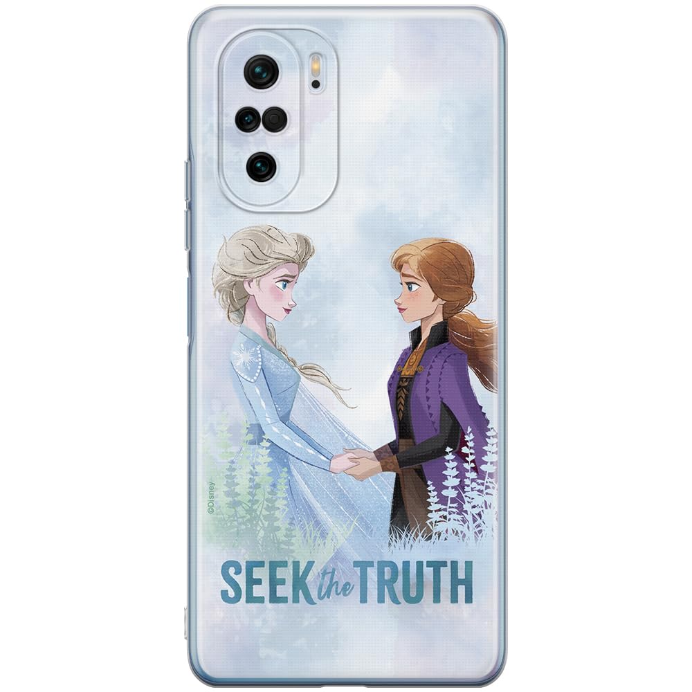 ERT GROUP mobile phone case for Xiaomi MI 11i/ REDMI K40/K40 PRO/POCO F3/ F3 PRO original and officially Licensed Disney pattern Frozen 006 adapted to the shape of the mobile phone, case made of TPU