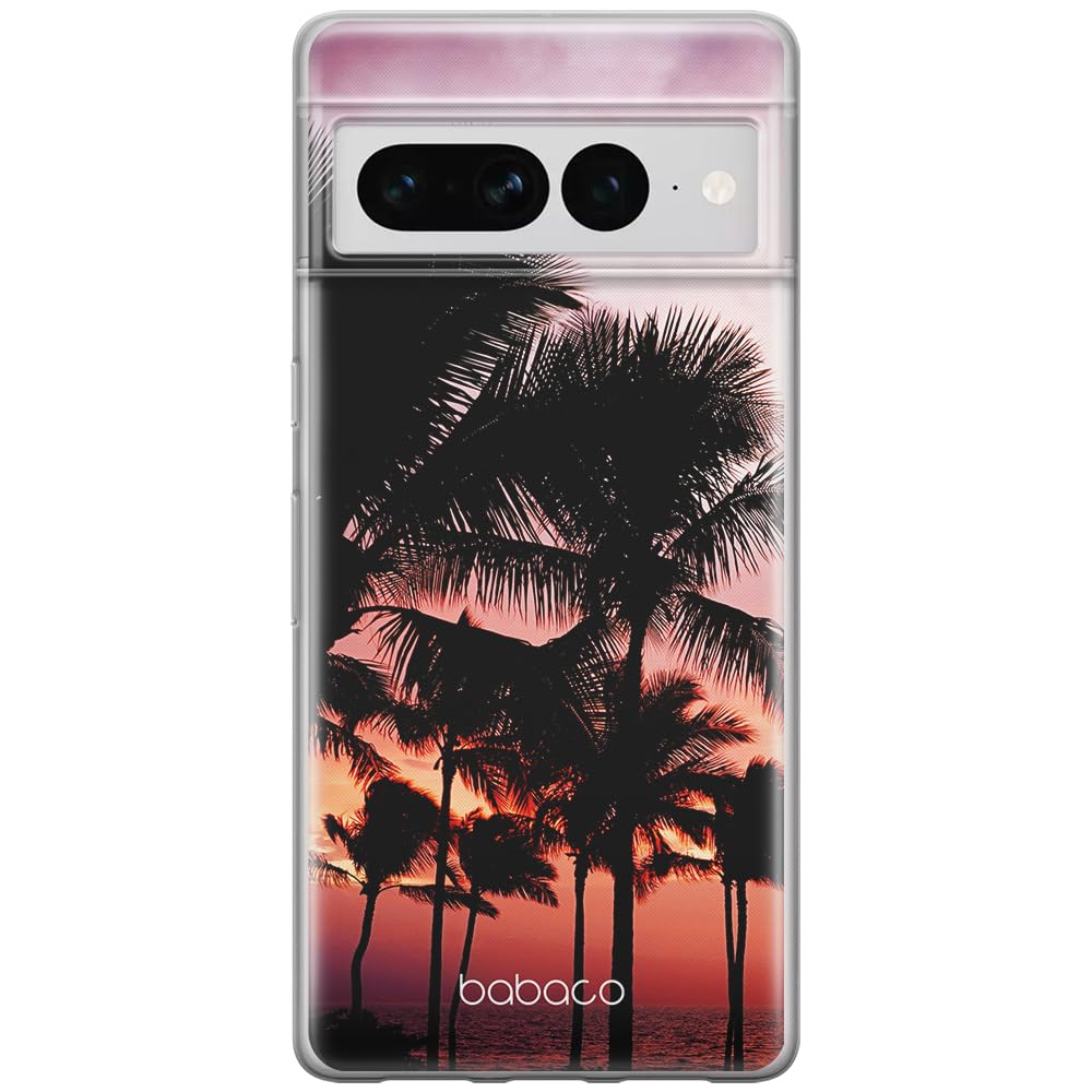 Babaco ERT GROUP mobile phone case for Google PIXEL 7 PRO original and officially Licensed pattern Nature 001 optimally adapted to the shape of the mobile phone, case made of TPU