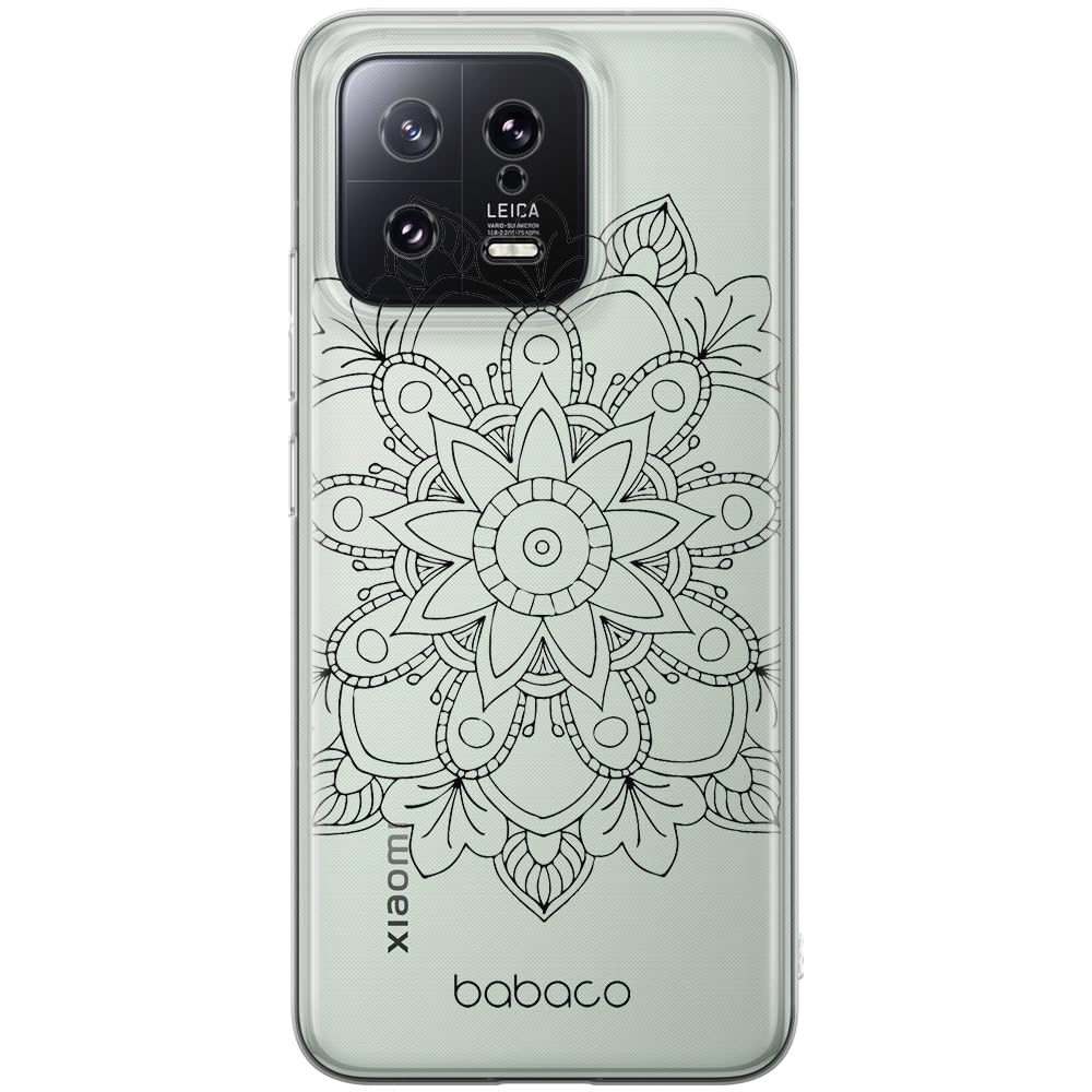 Babaco ERT GROUP mobile phone case for Xiaomi 13 original and officially Licensed pattern Mandalas 006 optimally adapted to the shape of the mobile phone, case made of TPU