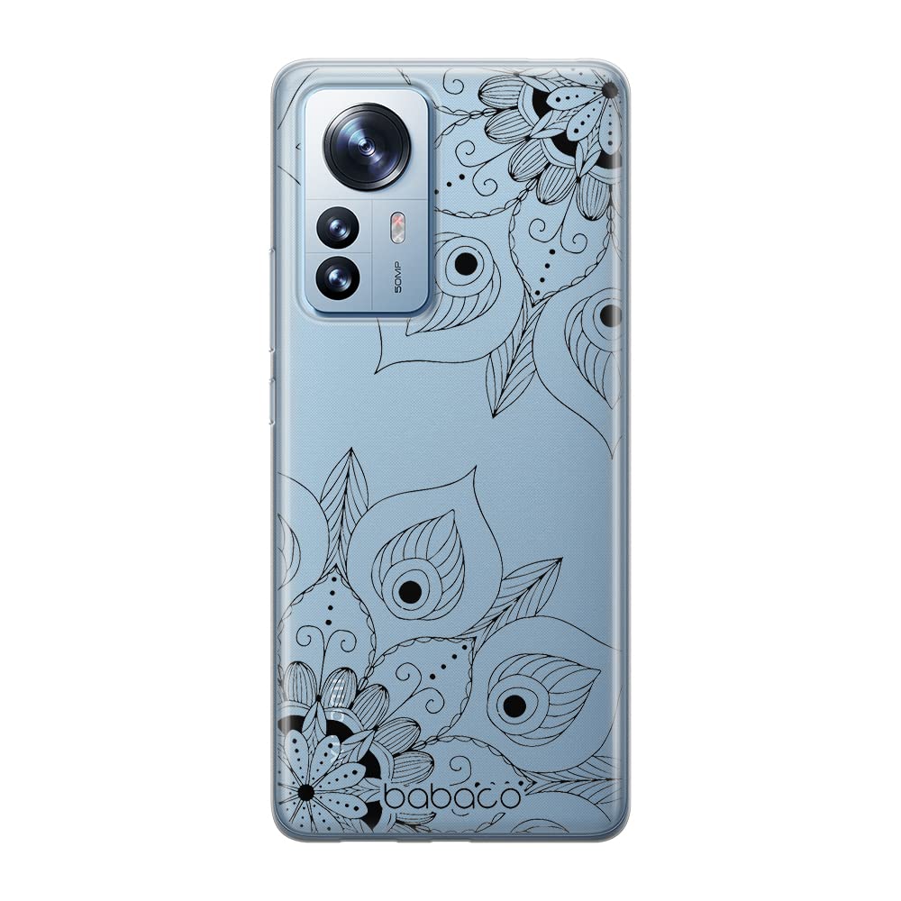 Babaco ERT GROUP mobile phone case for Xiaomi 12 / 12X original and officially Licensed pattern Mandalas 003 optimally adapted to the shape of the mobile phone, case made of TPU