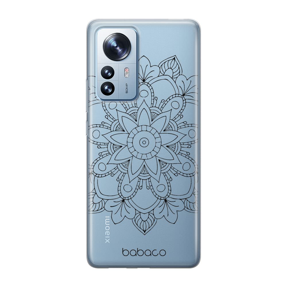 Babaco ERT GROUP mobile phone case for Xiaomi 12 / 12X original and officially Licensed pattern Mandalas 006 optimally adapted to the shape of the mobile phone, case made of TPU