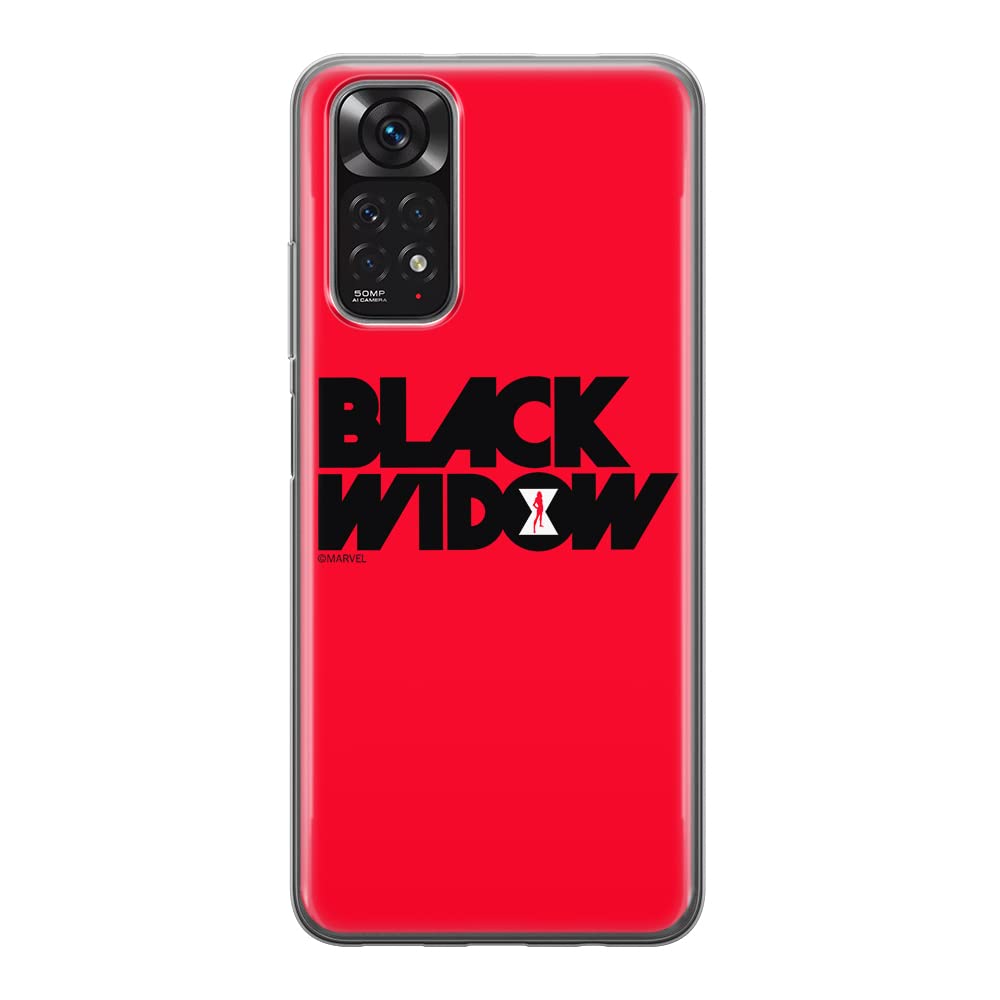 ERT GROUP mobile phone case for Xiaomi REDMI NOTE 11S 4G / REDMI NOTE 11 4G original and officially Licensed Marvel pattern Black Widow 010 adapted to the shape of the mobile phone, case made of TPU