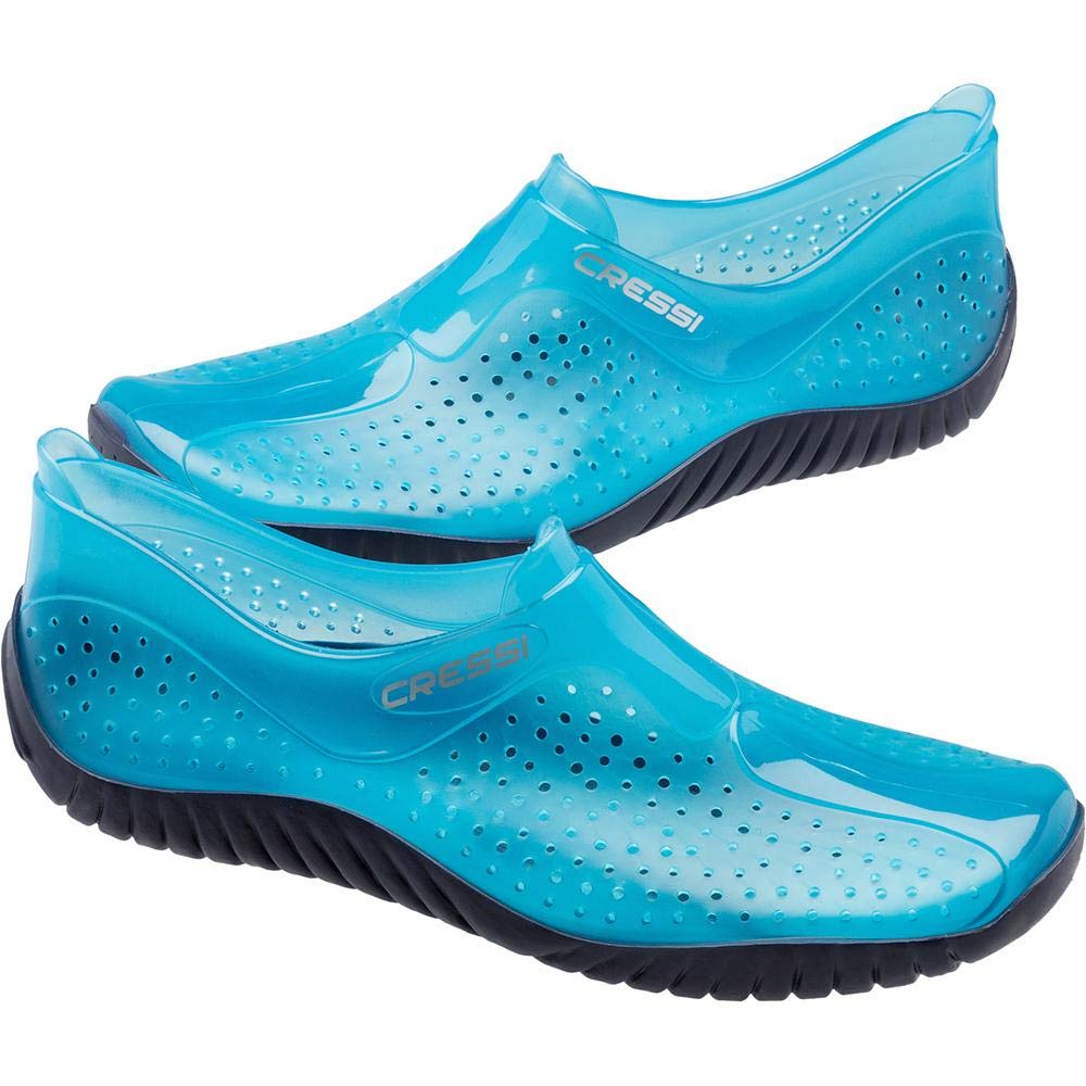 Cressi Water Shoes - Adult Shoes for All Types of Water Sports Activities, Azure/Blue, 2.5 UK