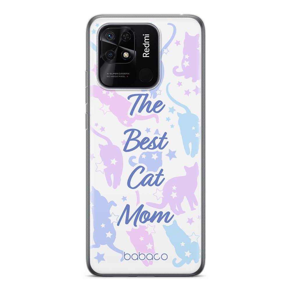 Babaco ERT GROUP mobile phone case for Xiaomi REDMI 10C original and officially Licensed pattern Cats 017 optimally adapted to the shape of the mobile phone, case made of TPU