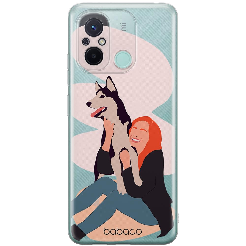 Babaco ERT GROUP mobile phone case for Xiaomi REDMI 12C/ REDMI 11A original and officially Licensed pattern Dogs 004 optimally adapted to the shape of the mobile phone, partially transparent