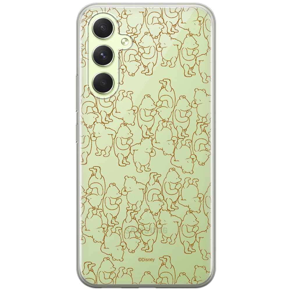 ERT GROUP mobile phone case for Samsung A54 5G original and officially Licensed Disney pattern Winnie the Pooh & Friends 005 optimally adapted to the shape of the mobile phone, partially transparent